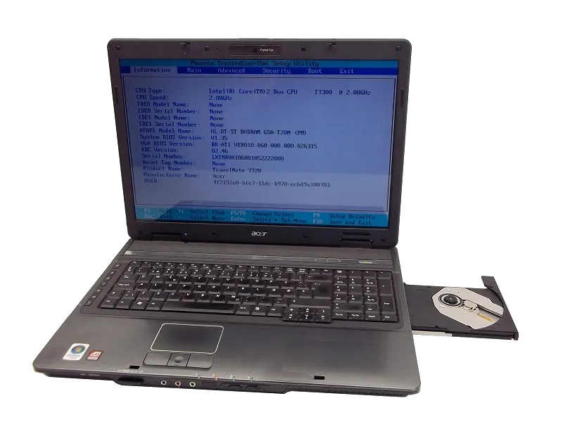 Ремонт ноутбука Acer TravelMate 7720